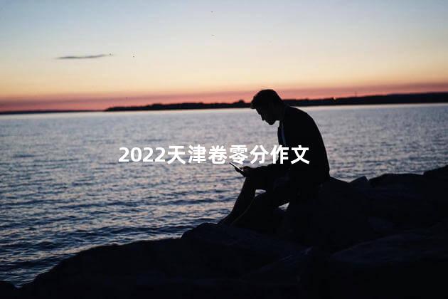 2022天津卷零分作文